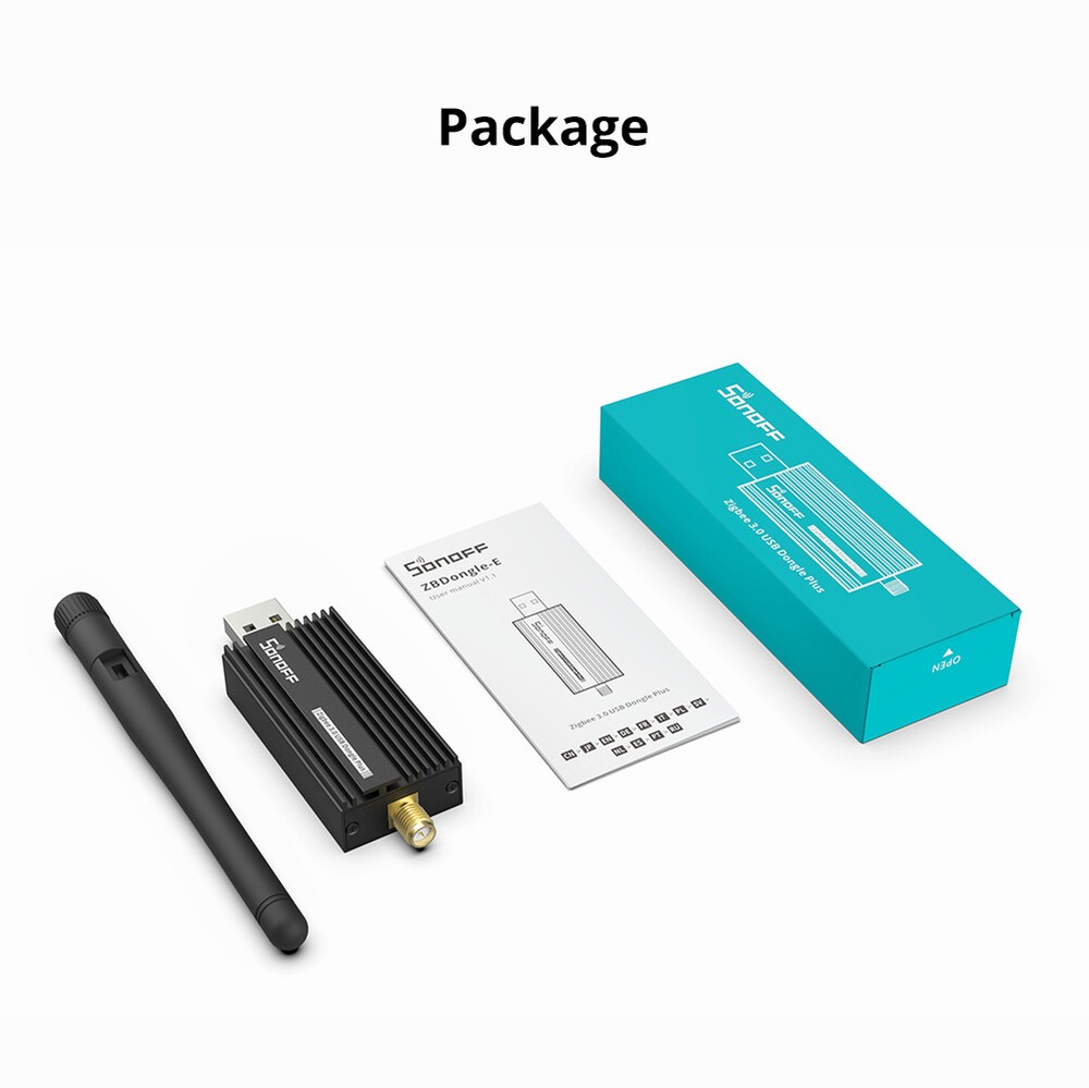 SONOFF Zigbee 3.0 USB Dongle Plus Smart Wireless USB Adapter + 20dBm output gain
