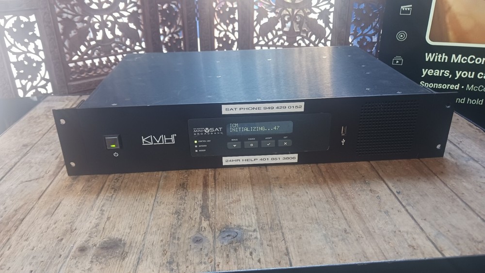 KVH Industries Mini-VSAT Broadband Control Unit & Modem