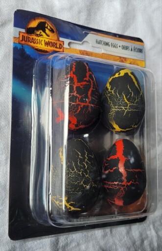 Jurassic World 4 Count Dinosaur Hatching Eggs