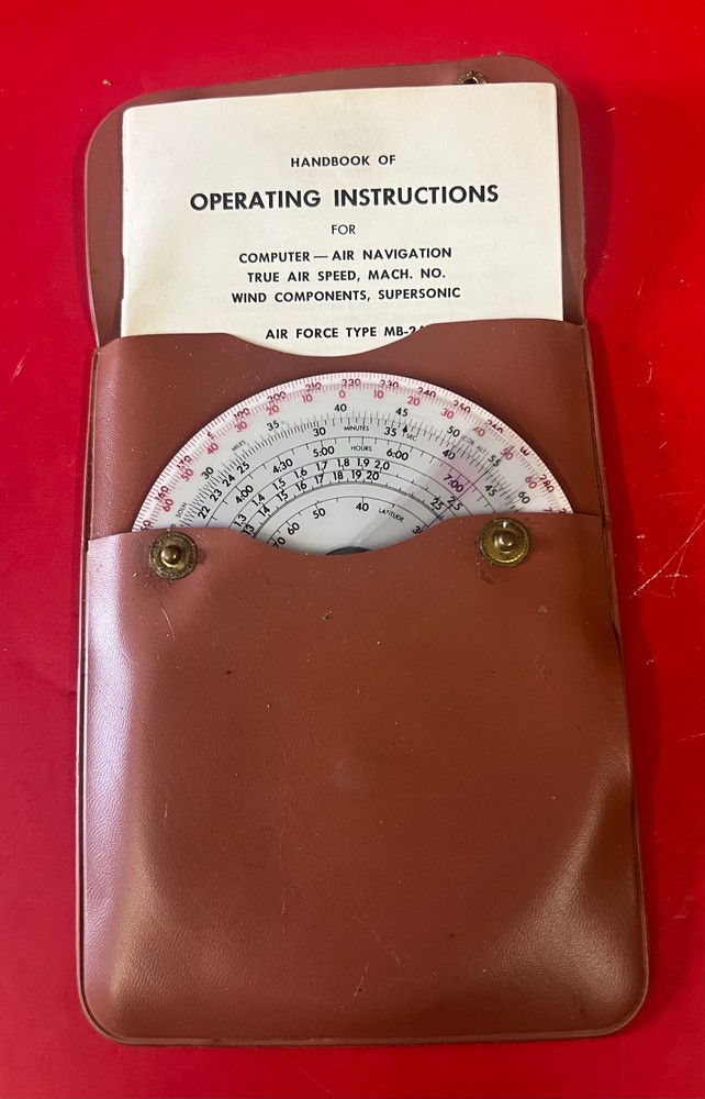 USAF/USN MB-2A SUPERSONIC NAVIGATION COMPUTER W/CASE