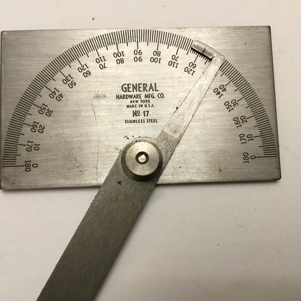 General Tools 17 Stainless Steel Protractor