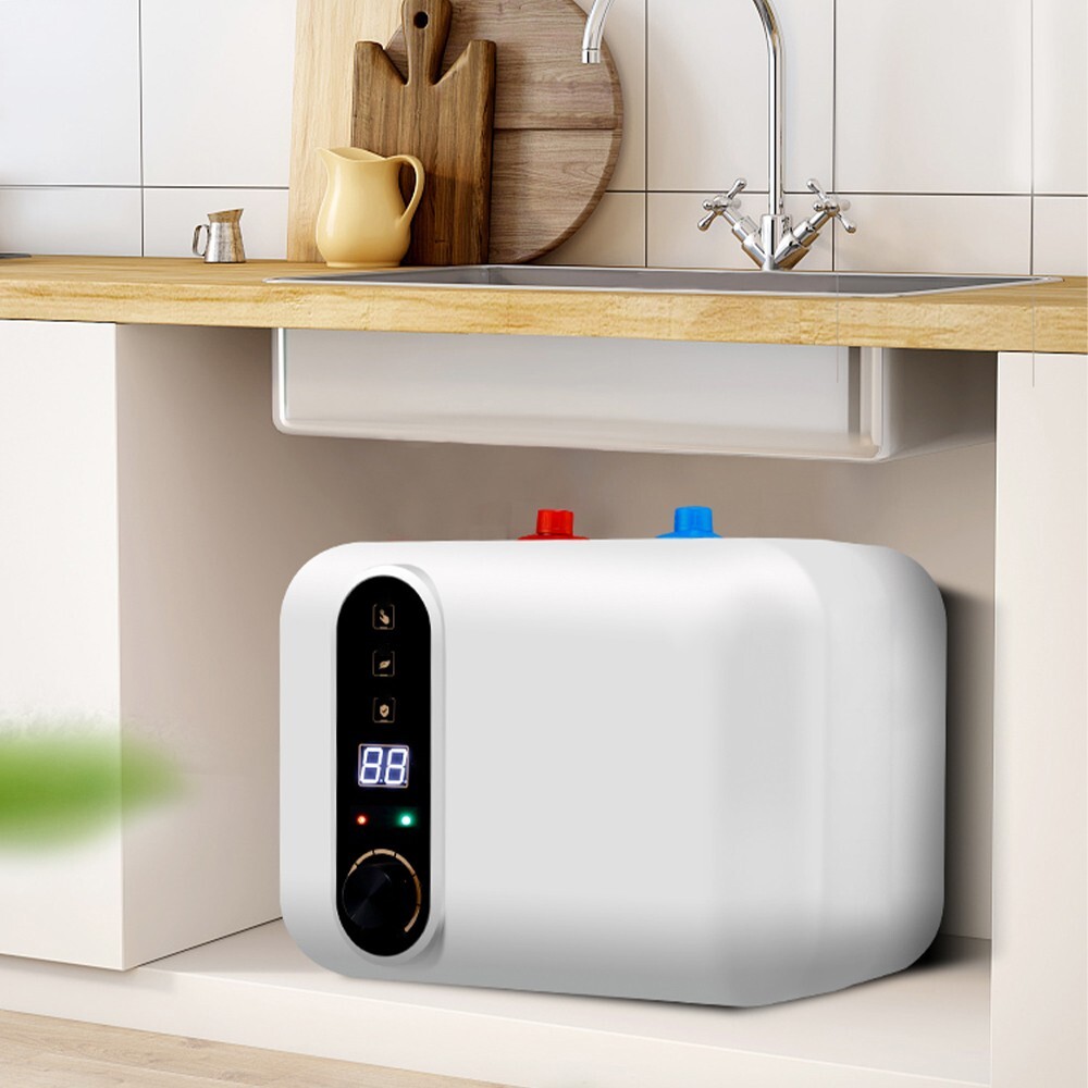 2 PCS Instant Digital Electric Water Heater Compact 2.6Gal Mini Storage Tank US