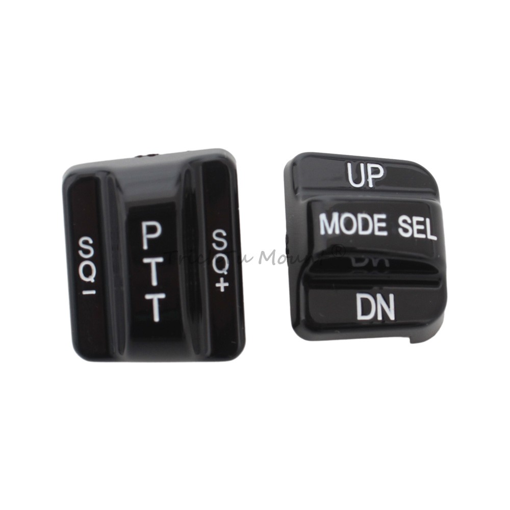 Black Hand Control Switch Button Caps For Harley Electra Glide FLHTCU 1996-2013