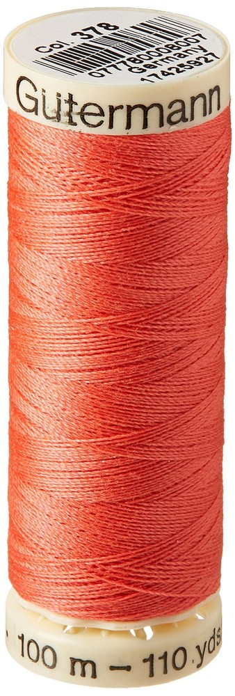 Gutermann Sew-All Thread 110yd, Coral Red