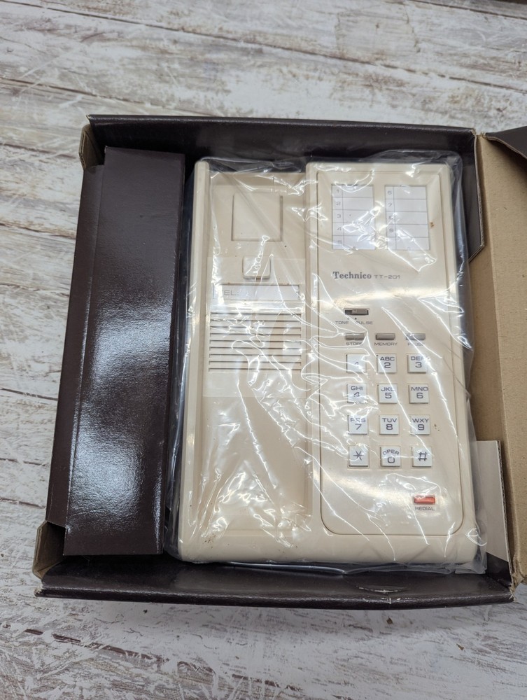 Technico vintage talaphone TT-201 open box 10 number memory