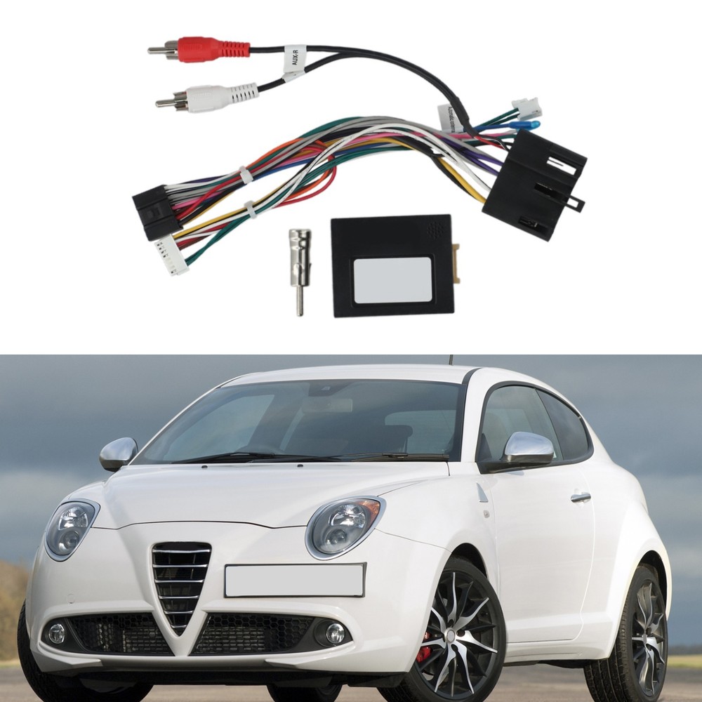 Black Automotive CAN Bus Adapter Decoder for Giulietta Head Unit Accessories