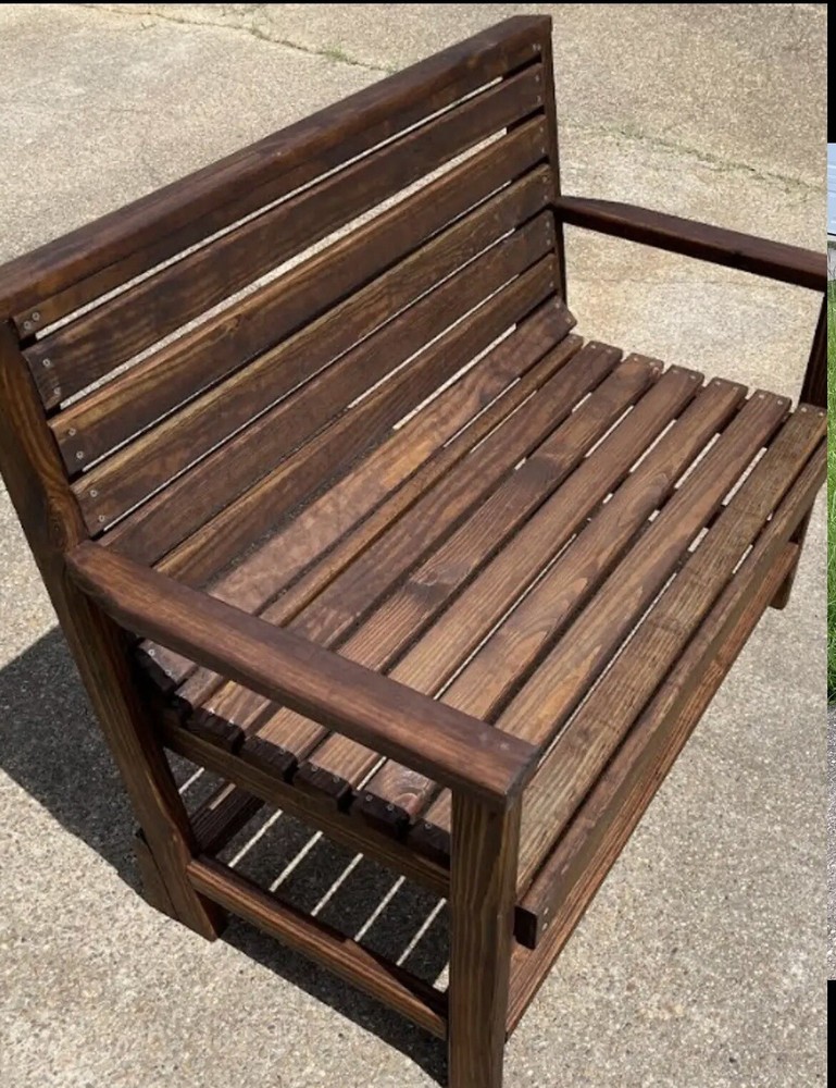 Custom Made Wooden Bench