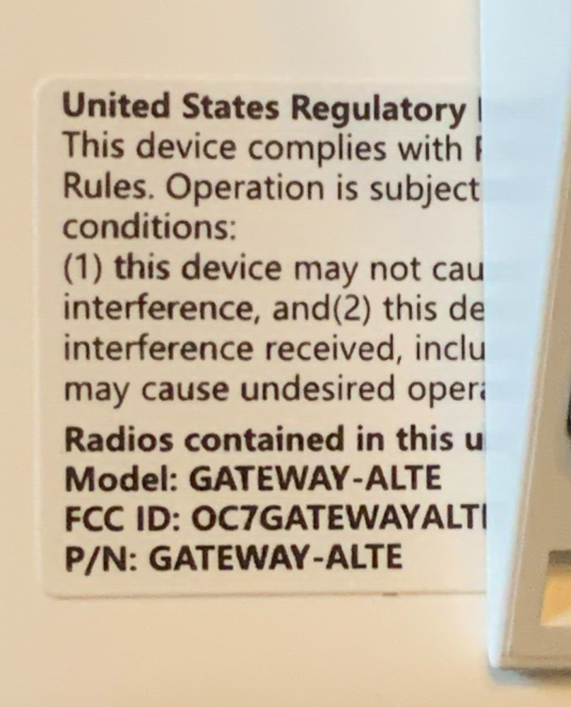 Alder Simple Touchscreen Panel, Model: Gateway-Alte