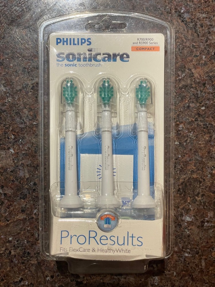 Philips COMPACT Sonicare ProResults Standard Replacement Toothbrush Brush Heads