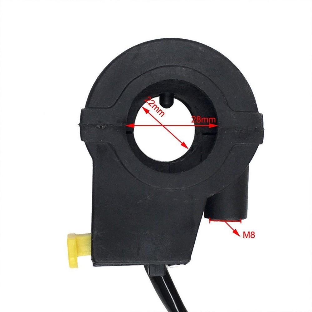 7/8" Plastic Throttle Housing Kill Switch for 49 80cc Motorized Bicycle I KS14