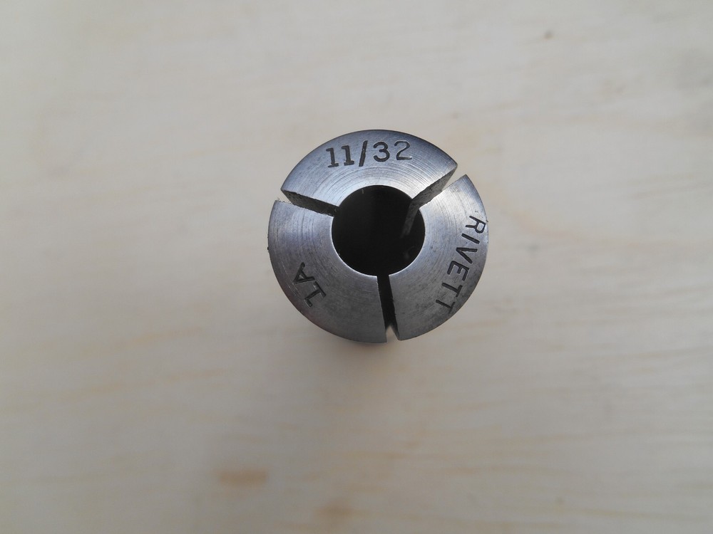 RIVETT  1A COLLET , 11/32" ROUND