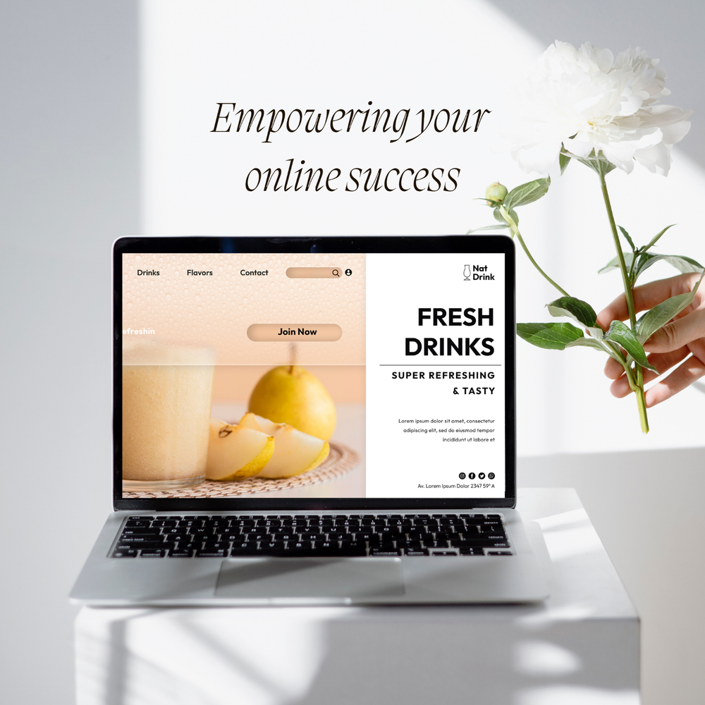 Custom Website Development, Food Website Development, Beverage Wordpress Website