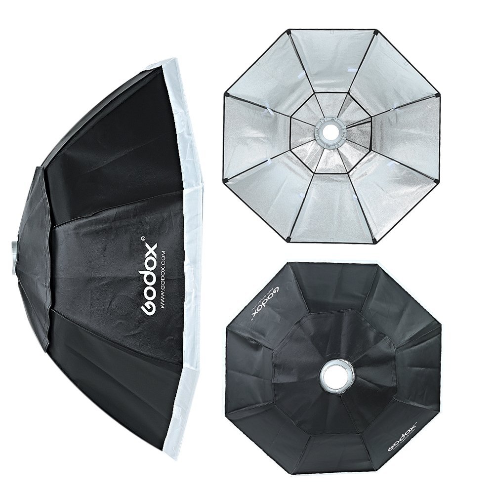 Godox 120cm 47" Bowens Octagon Softbox For LED Stroble Light Studio Flash US