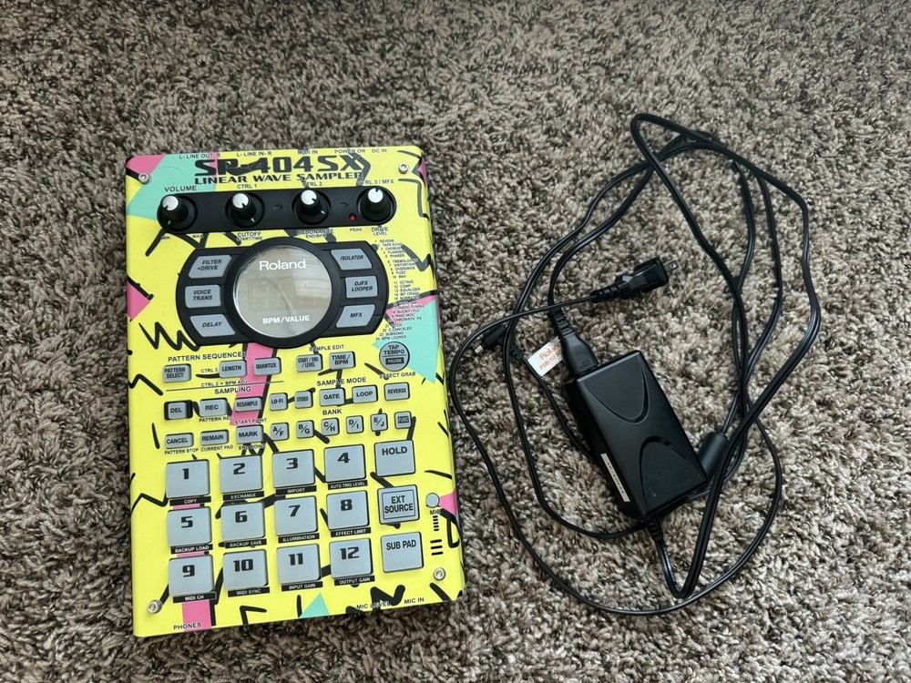 Roland SP-404SX Linear Wave Sampler w/ Custom Removable Skin