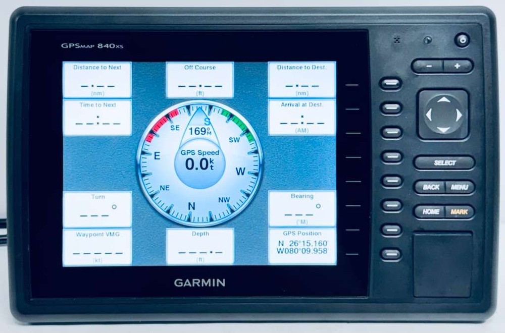 Garmin GPSMAP 840xs Chartplotter MFD Display