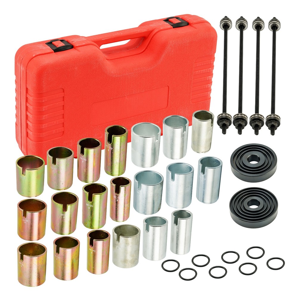 26PCS Universal Press & Pull Sleeve Kit Bushing Bearing Removal Install Tool Set
