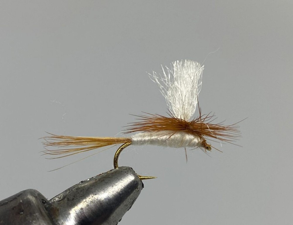 One Dozen (12) - Parachute Grey Fox - Dry Fly