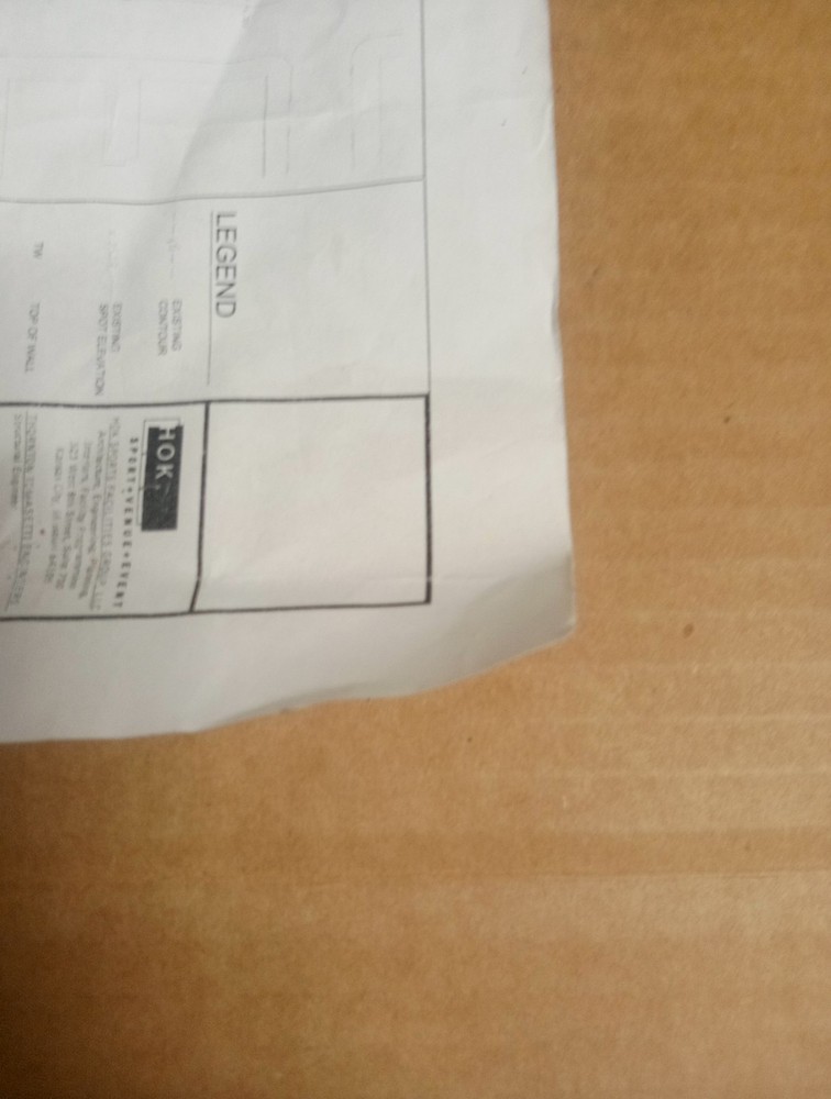 Yankee Stadium 2005 Site Grading Plan ("Blueprint")