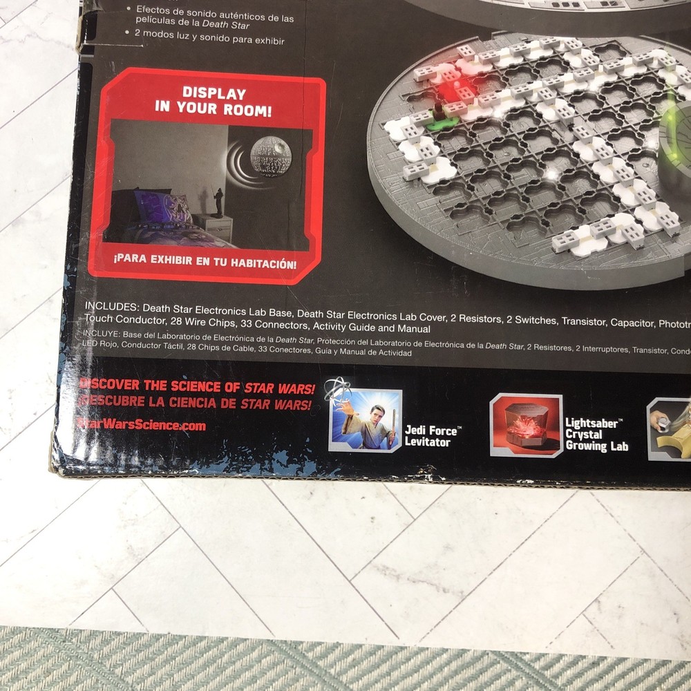 Star Wars Science Death Star Electronics Lab Uncle Milton Light & Sound Effects