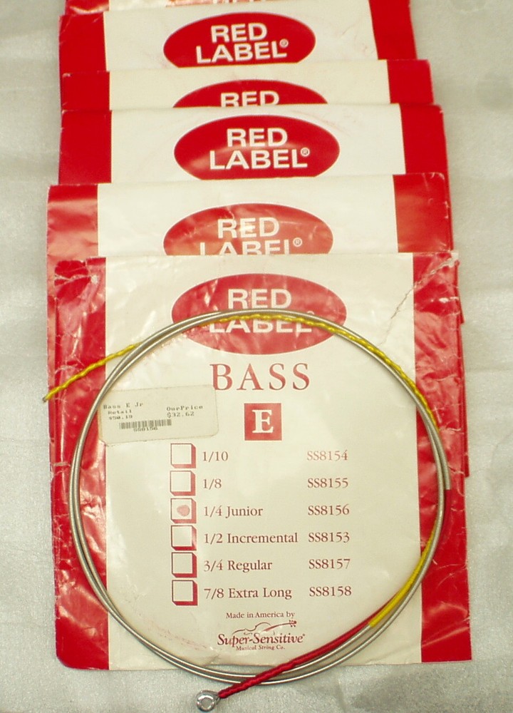 Super Sensitive Red Label JUNIOR Bass E string