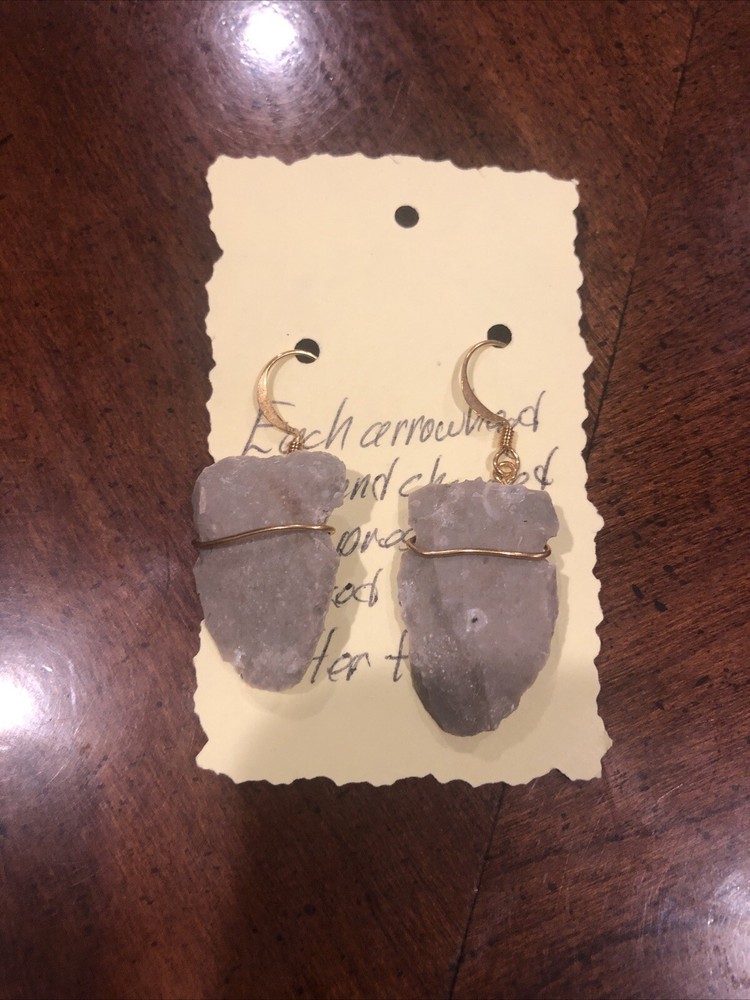 Pair Of Arrowhead Earrings