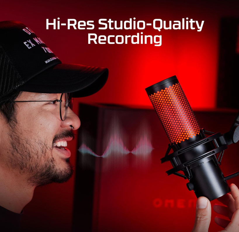 HyperX QuadCast 2 - USB Microphone (Black) NEW! BOX NOT ORIGINAL!