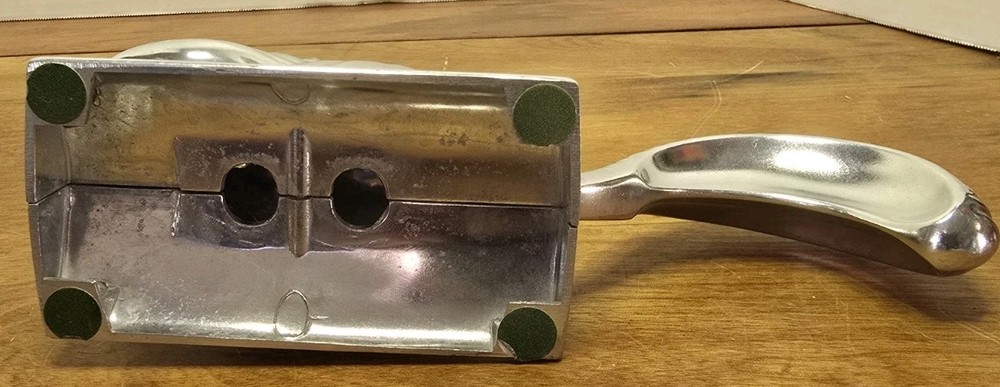 Vintage Squirrel Nutcracker Cast Aluminum Silver Mechanical Animal Nut...