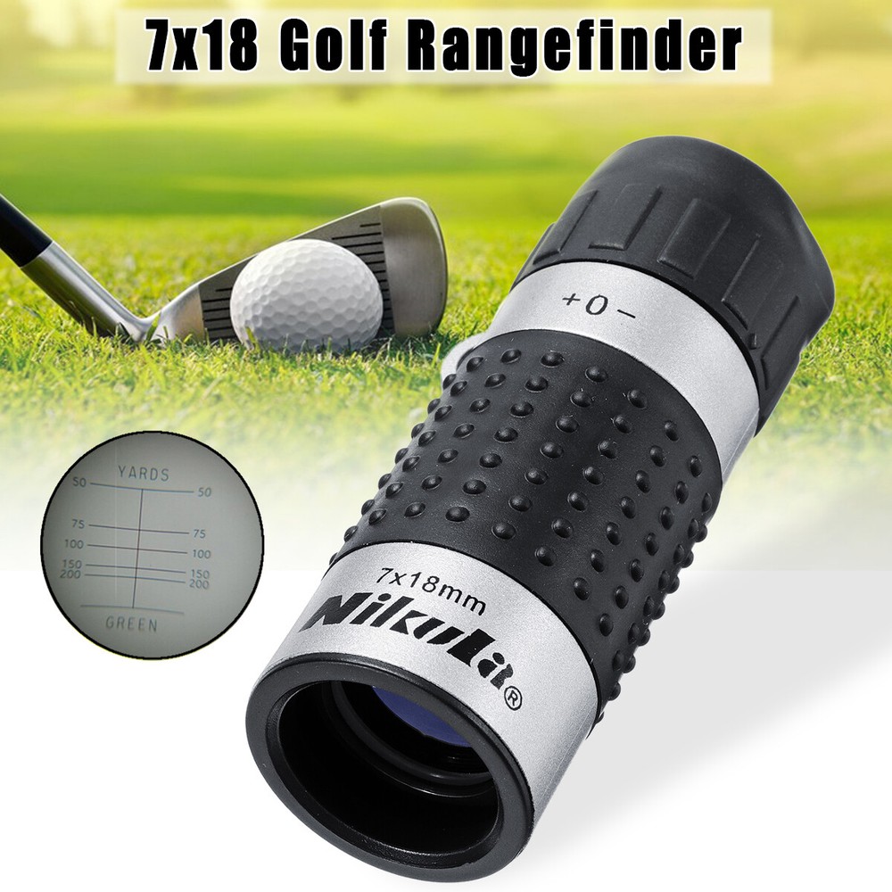 Monocular 7x18 Golf Rangefinder Distance Meter Finder Binocular Pocket Scope