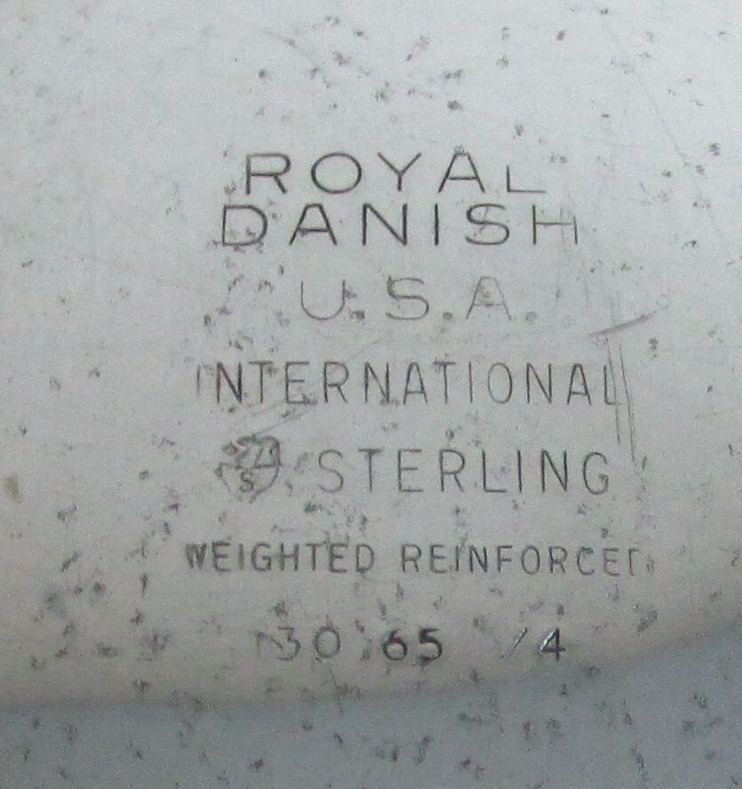 INTERNATIONAL STERLING SILVER ROYAL DANISH CANDELABRA'S