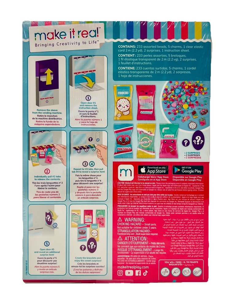 Make It Real Smackers Bracelet Kit Vending Machine