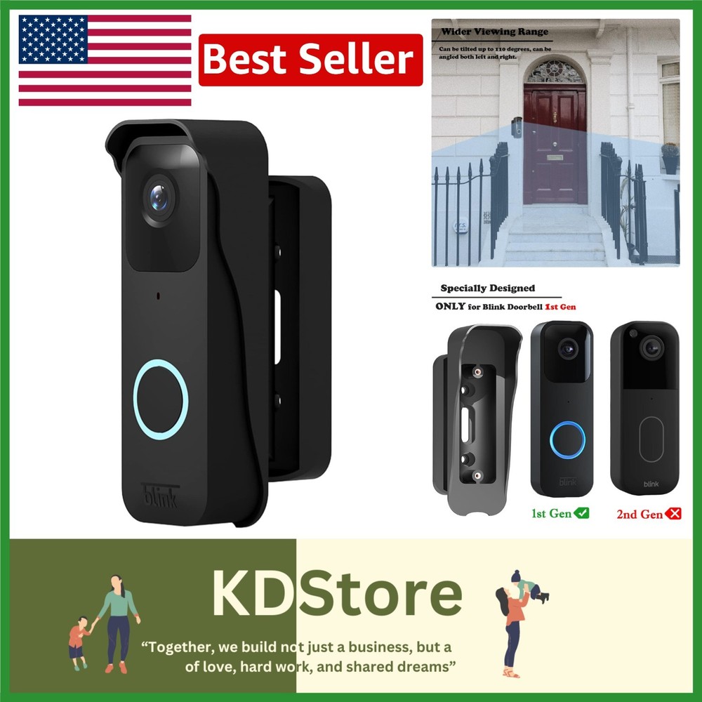 Adjustable Blink Doorbell Mount Kit for Enhanced Security