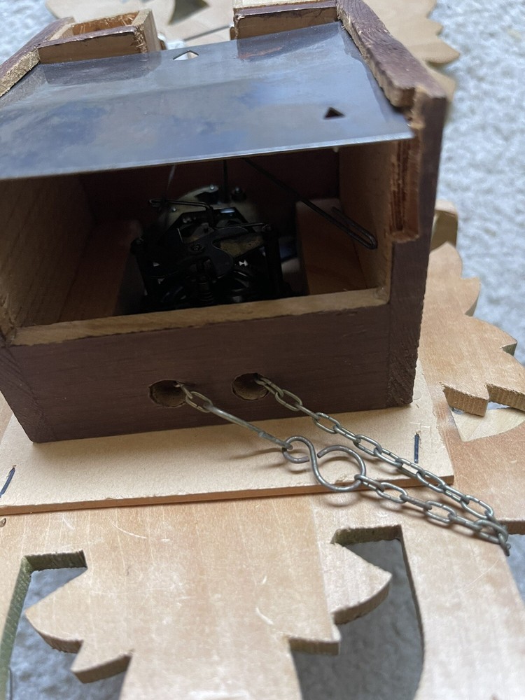 Vintage German Cuckoo’s Wall Clock, For Parts