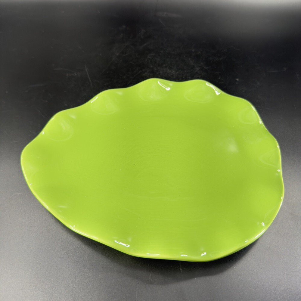 Pottery Barn Easter Egg Shape Dish Plate Set 4 All Different Multicolor Ceramic