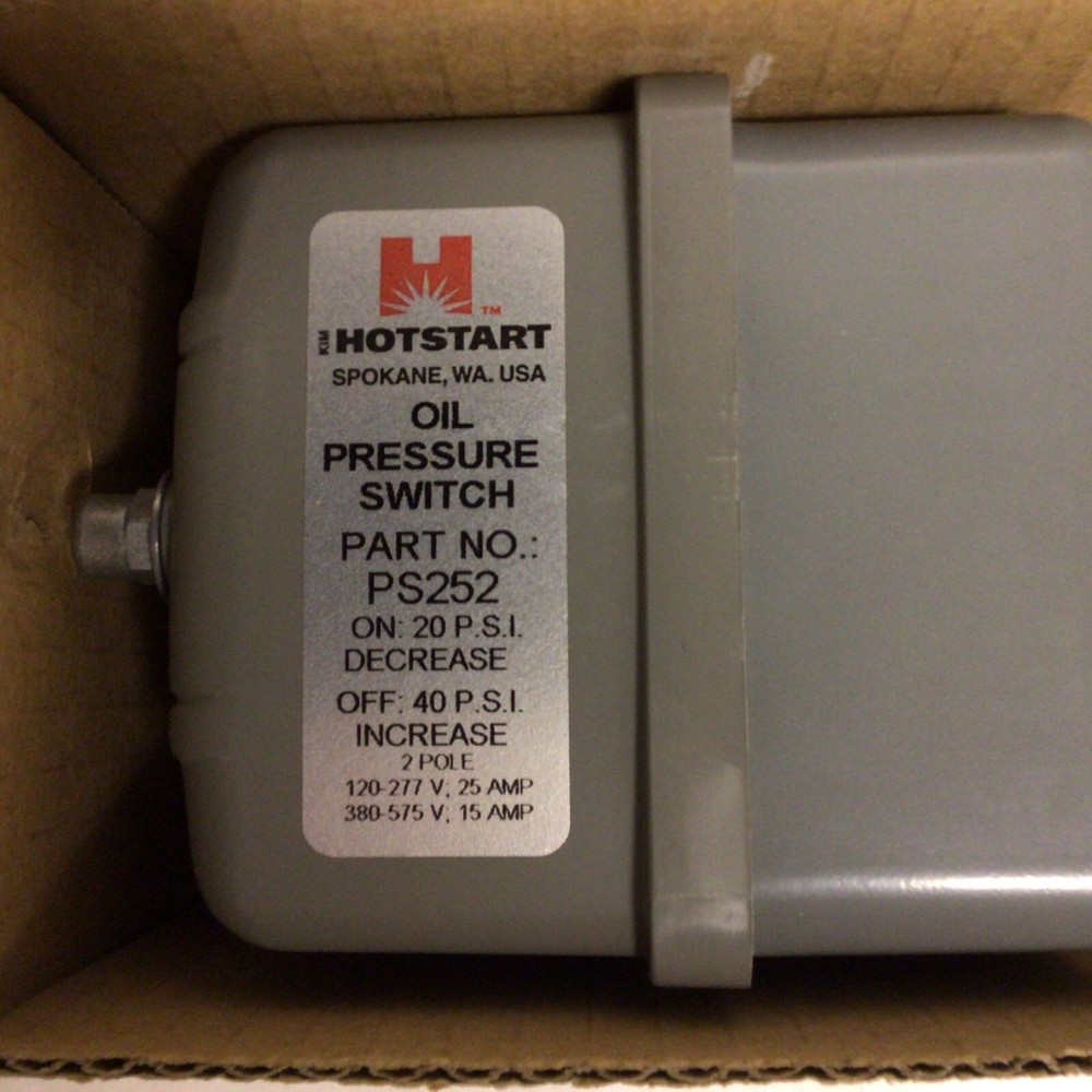 Kim Hotstart Oil Pressure Switch PS252
