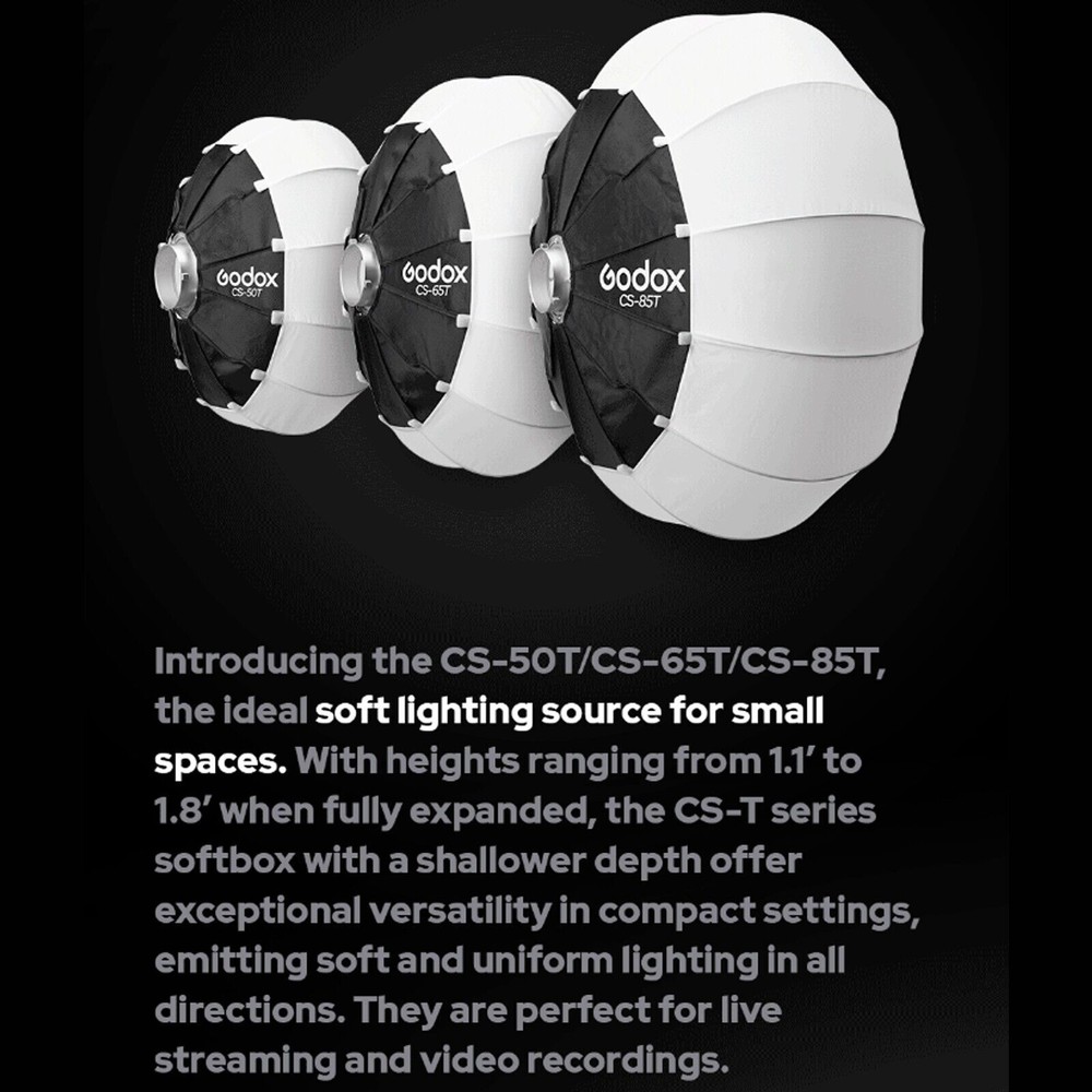 Godox CS-65T Lantern Softbox 26in / 65cm Quick Release 360° Light Diffuser(26”)