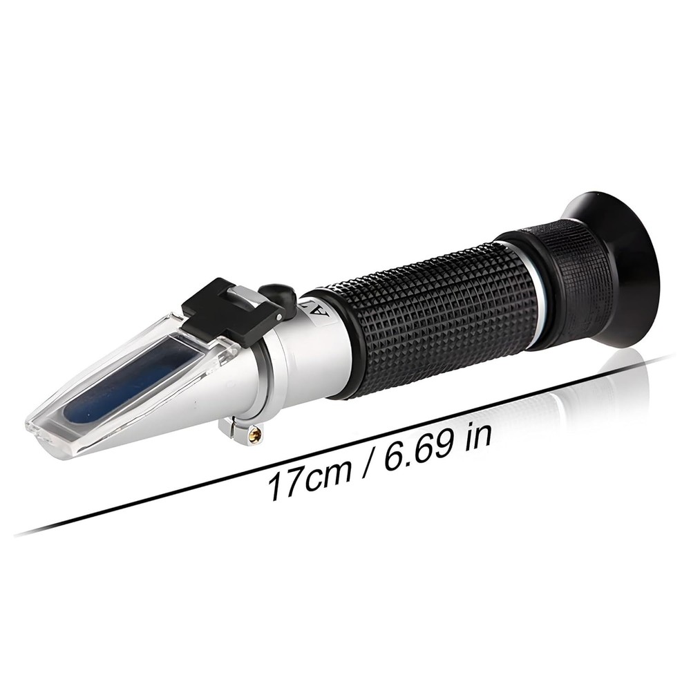 Precision 0-32% Brix Refractometer: Handheld, Portable Sugar Tester with ATC