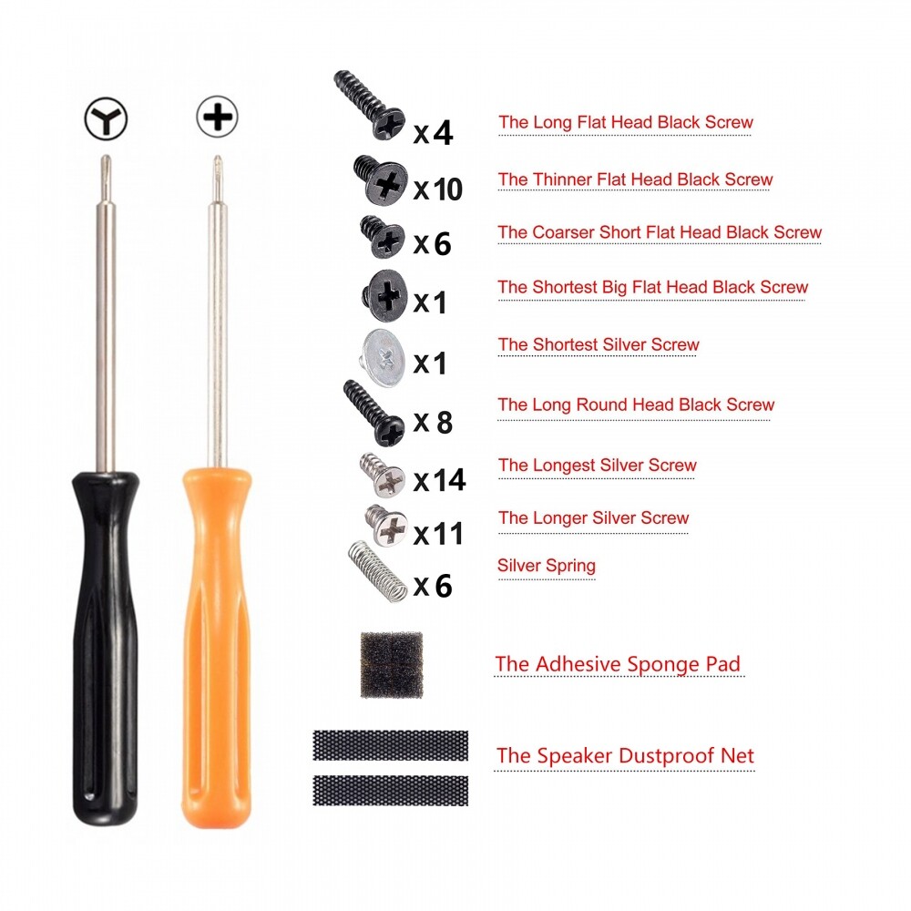 Joy-Con Housing Shell Buttons & Console Backplate for Nintendo Switch Multicolor