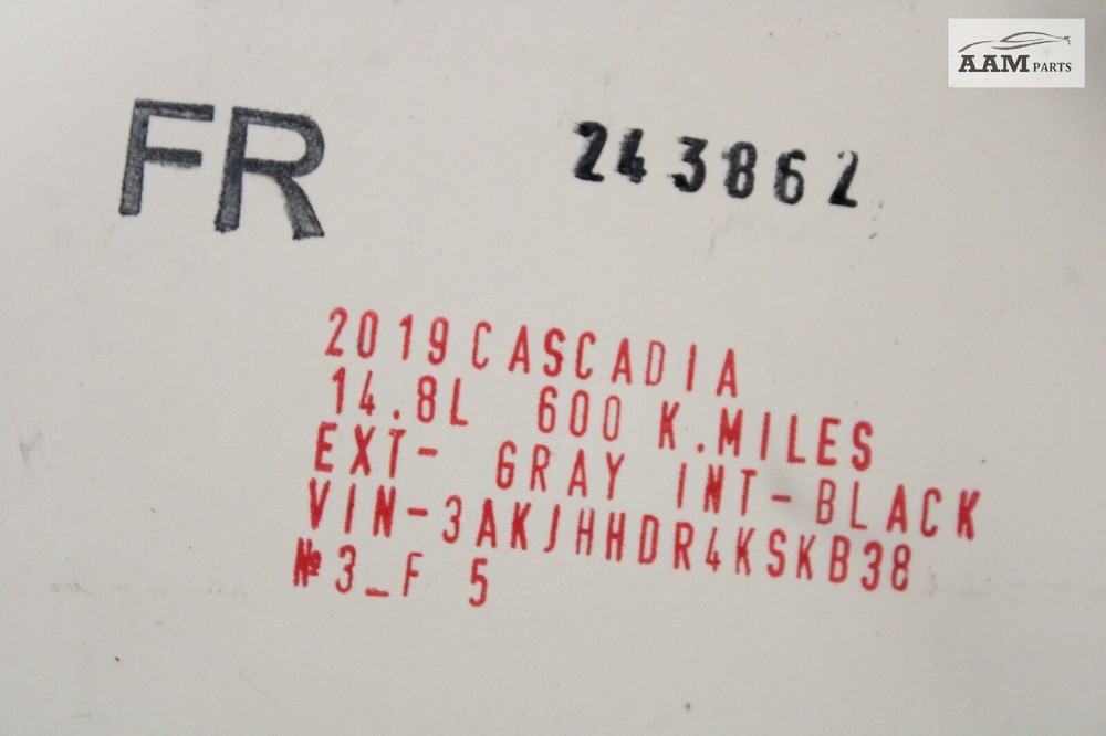2018-24 FREIGHTLINER CASCADIA FRONT RIGHT SIDE B PILLAR GRAB HANDLE OEM