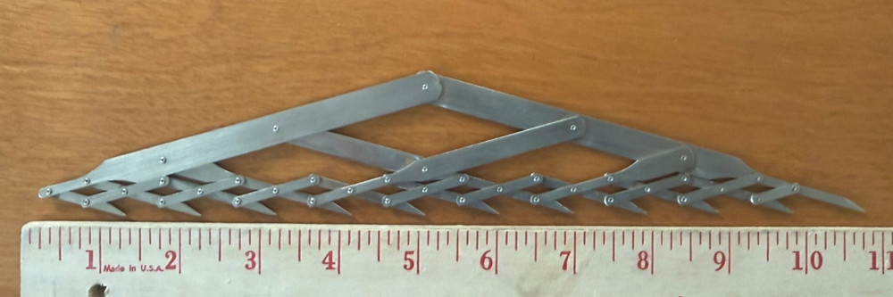 vintage MAHO spacing divider drafting tool stainless 11 3/4" in original box