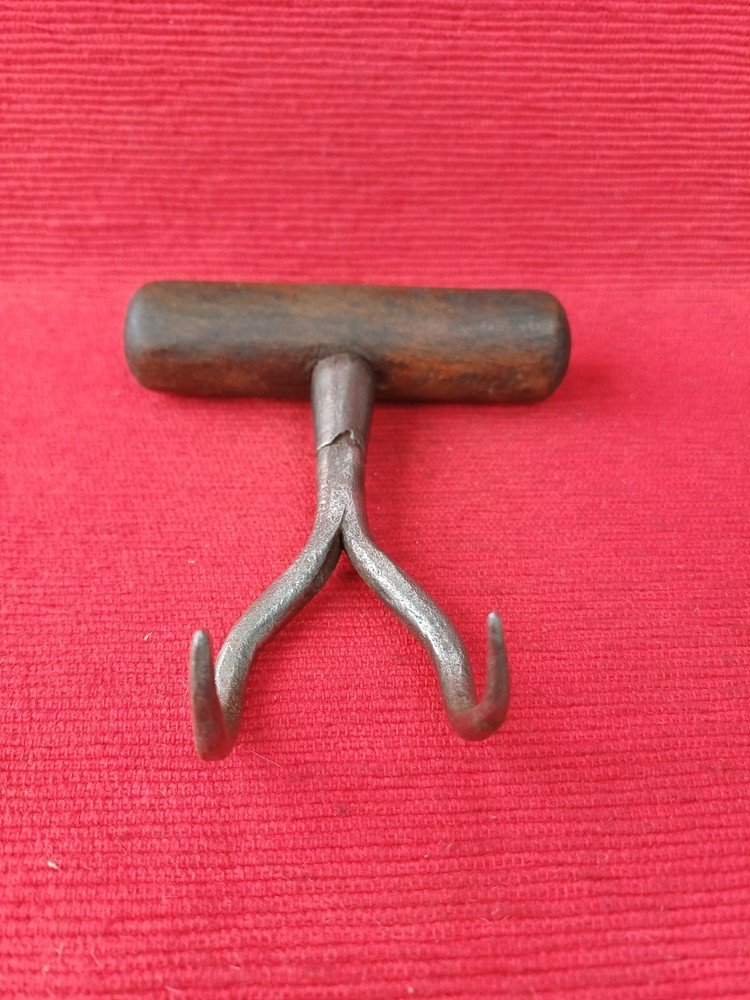 2 x Antique Dockers Bale/ Sack Hooks