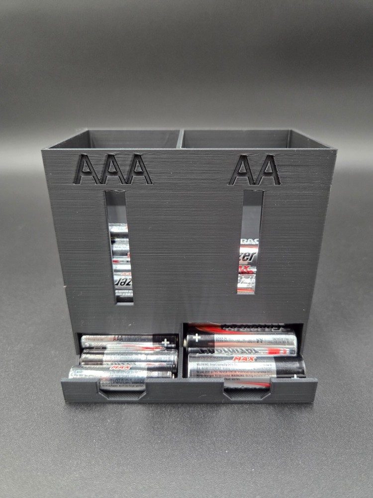 Battery Storage Dispenser Case Holder Box Organizer AA - AAA