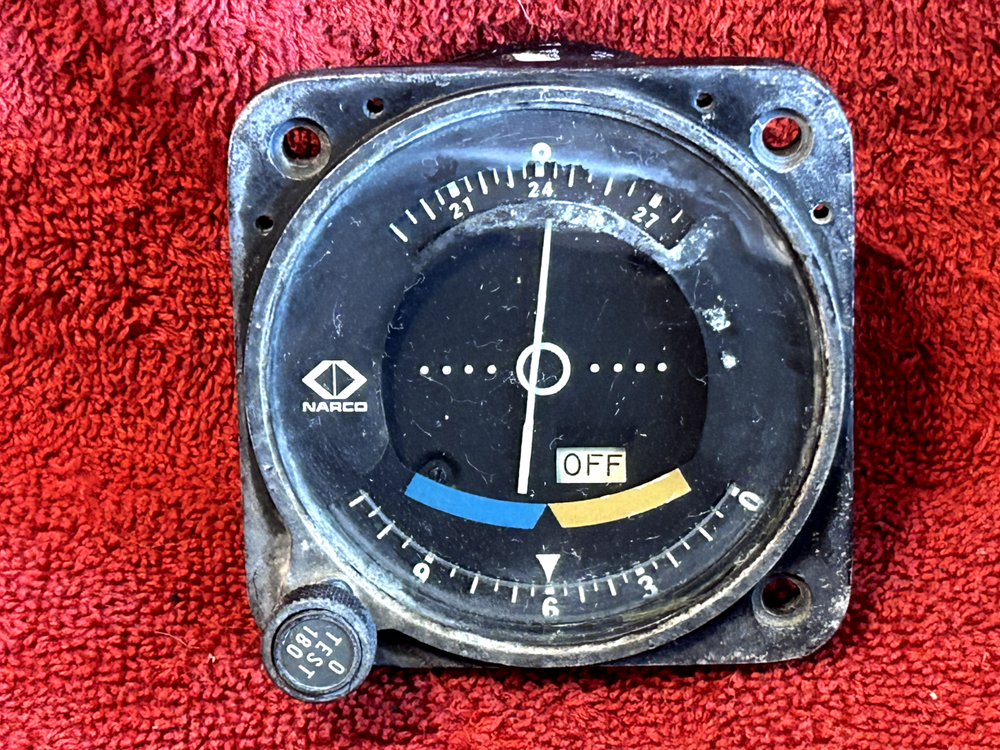 NARCO VOA-8 VOR CONVERTER INDICATOR