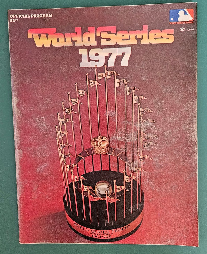 1977 MLB World Series Program - NY Yankees/LA Dodgers -