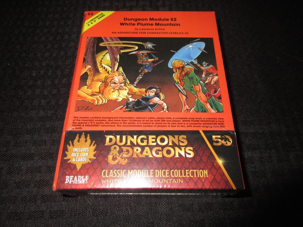 Dungeons & Dragons White Plume Mountain Classic Module Dice Collection Set