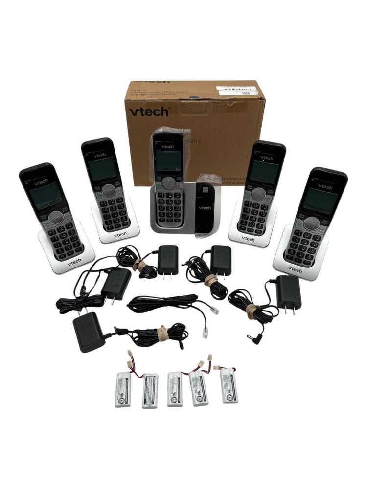 VTech VG231-5 Cordless Phone 5 Handsets