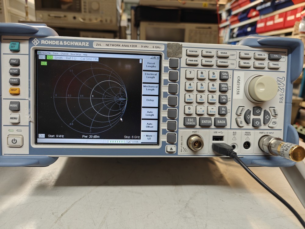 Rohde & Schwarz ZVL6, Vector Network Analyzer, 9 kHz - 6 GHz #