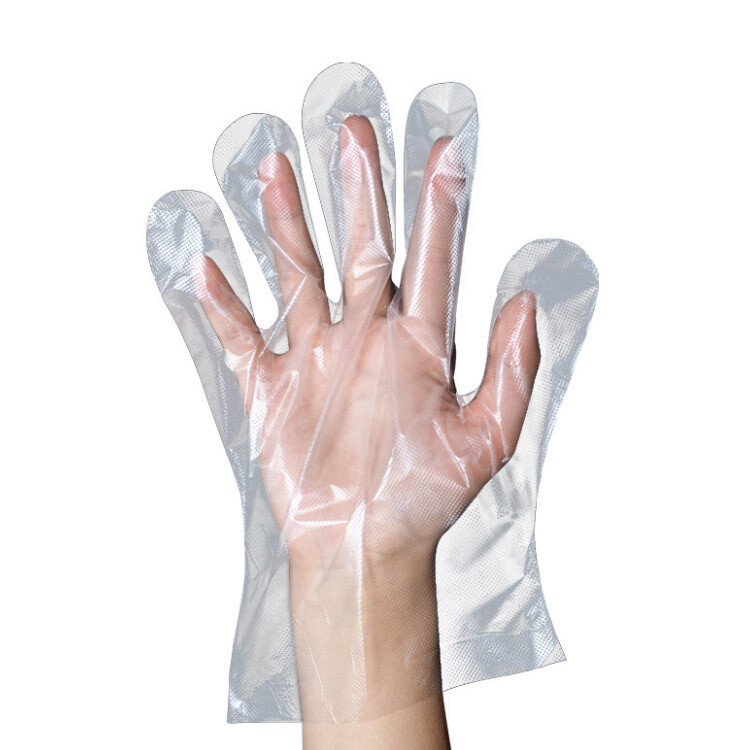 100pcs Transparent Plastic Gloves For Food Kitchen Tools
