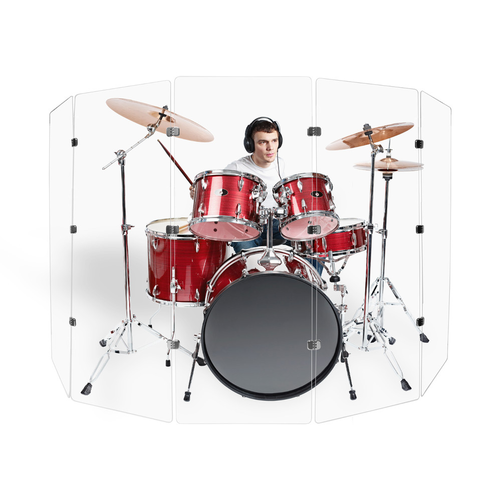 Drum Shield/Drum Screen Panels 5 Panels 2ftX5ft