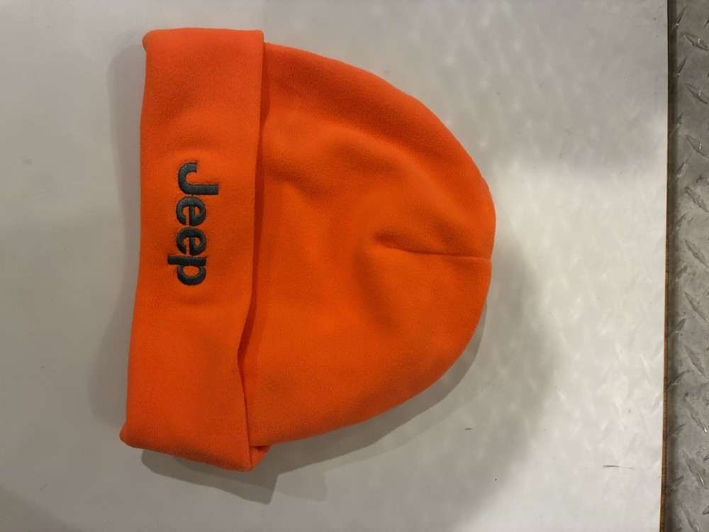JEEP BEANIE CAP/HAT ORANGE