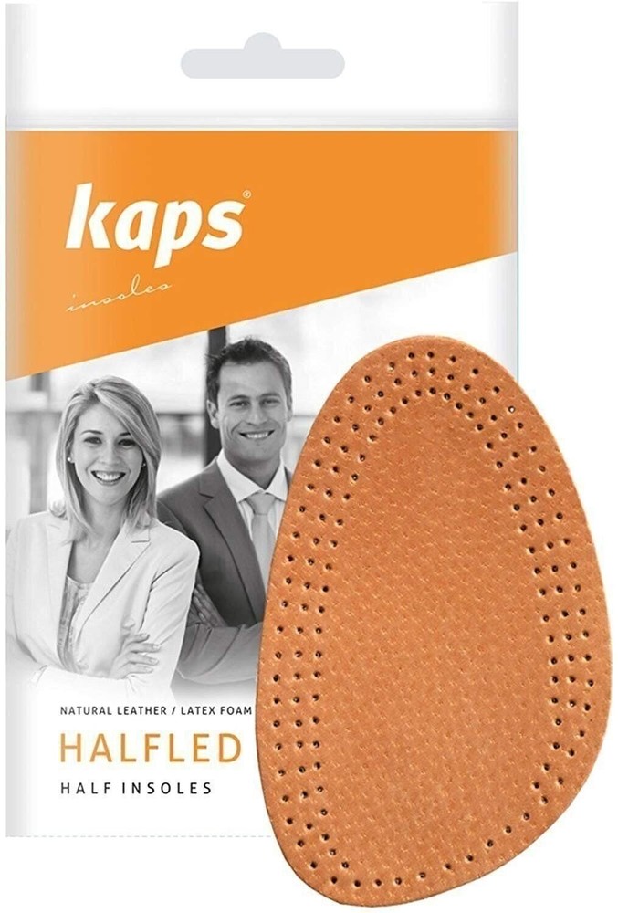Kaps Halfled Half Insoles - Comfortable Leather & Latex - Inserts